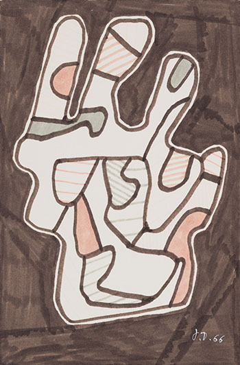 La Main I by Jean Dubuffet vendu pour $12,500