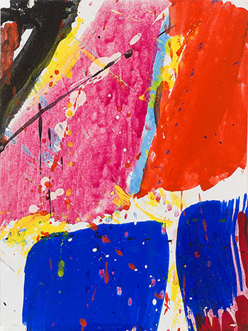 Untitled #5 by Sam Francis sold for $16,250