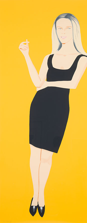 Yvonne (from Black Dress) by Alex Katz vendu pour $22,500