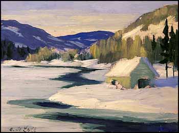 Ste-Adèle, Quebec by Oscar Daniel De Lall sold for $805