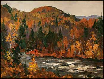 Ste-Adèle, Quebec by Oscar Daniel De Lall sold for $1,265