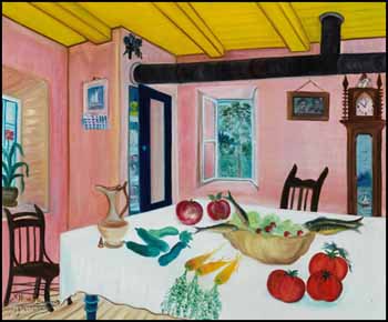 Interior by Simone Marie Bouchard sold for $2,633