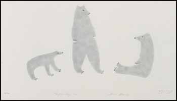 Three Bears by Elisapee Ishulutaq sold for $1,170
