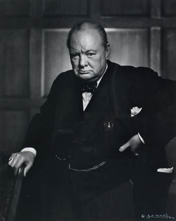 Winston Churchill by Yousuf Karsh sold for $8,750