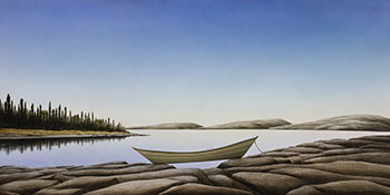 The Sun Chases the Moon Away by Michael French sold for $7,500