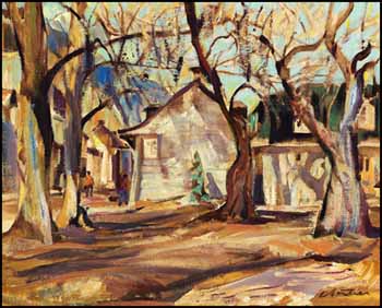 Autumn Afternoon, Downtown Quebec by Albert Edward Cloutier sold for $1,170