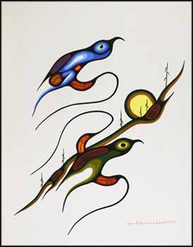Two Birds by Goyce Kakegamic sold for $1,250