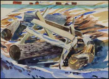 Landscape by Robert Newton Hurley sold for $250