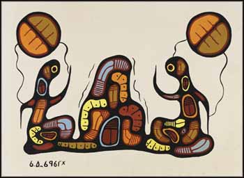 Shaking the Tent by Goyce Kakegamic sold for $750