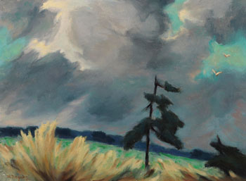 Paysage by Rodolphe Duguay sold for $1,000