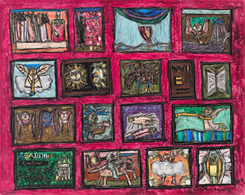 Seven Angels with Seven Trumpets by Norman Laliberte sold for $188