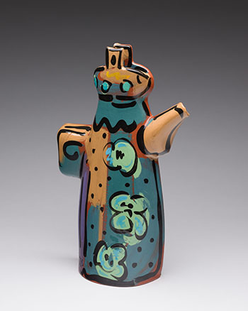 Floral Teapot by Kathryn Youngs sold for $250