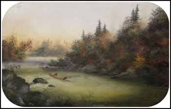 Cachiuque Creek, CT by Alfred Worsley Holdstock sold for $421