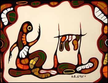 Untitled by Goyce Kakegamic sold for $920