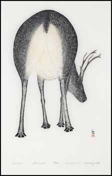 Caribou by Kananginak Pootoogook sold for $585