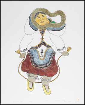 Young Mother Skipping by Mary Pudlat (Samuellie) sold for $468