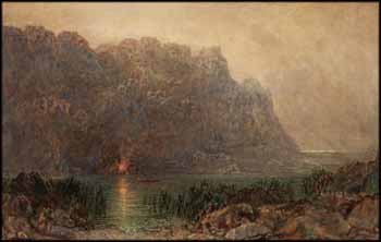 Coastal Landscape by Otto Reinhold Jacobi sold for $2,125