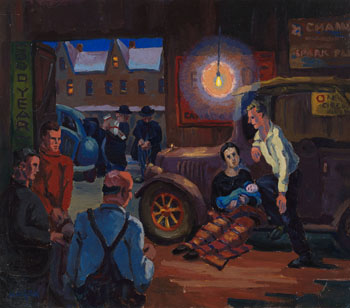 Nativity by Robert Frederick Hagan sold for $1,625