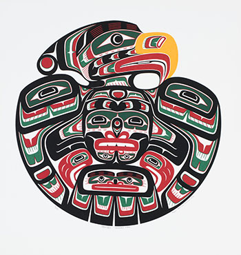 Namgis Thunderbird by Kevin Cranmer sold for $144