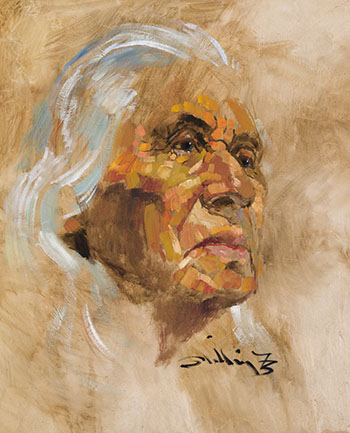 Chief Dan George by Arthur Shilling vendu pour $11,250