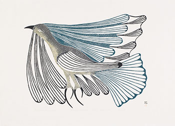 Flying in a Strong Wind by Eliyakota Samualie sold for $125