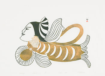 Taleelayo by Pitaloosie Saila sold for $375