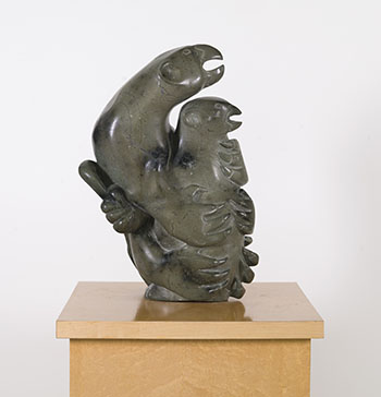 Natturalik and Young by Kiawak Ashoona sold for $3,125
