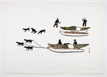 Floe Edge Hunter by Jamasie Teevee sold for $281
