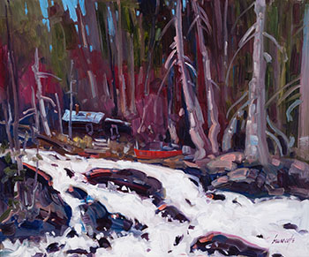 En descendant la rivière by Bruno Cote sold for $8,750