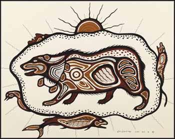 Bear Shaman by Carl Ray sold for $3,125