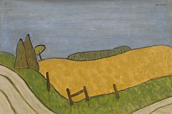 Corner of Wheat Field by Barker Fairley sold for $8,125