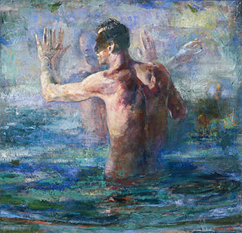 Reflection: Twin by Tom Hopkins sold for $12,500