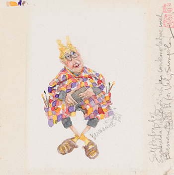 Self Portrait of Ezmerelda Picklehoz by Rachel Berman sold for $563