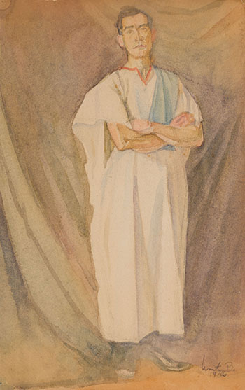 Study for Drapery (Eugene Bond) by Unity Bainbridge sold for $250