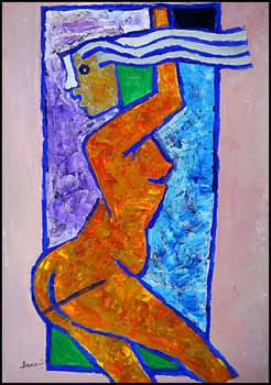 Nauch Girl by Maqbool Fida Husain vendu pour $80,500