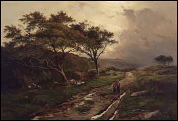 A Welsh Farm Road by Sidney Richard Percy vendu pour $12,870