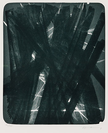 L 1966-34 by Hans Hartung vendu pour $1,250