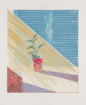 Sun (from the Weather Series) by David Hockney sold for $55,250