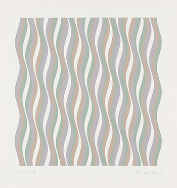 Coloured Greys by Bridget Riley sold for $10,625