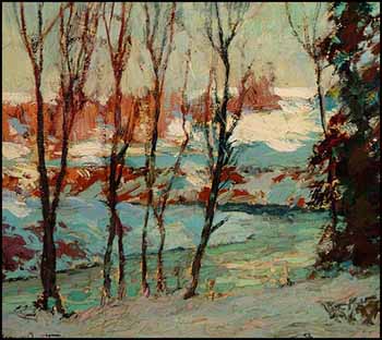 Evening Flow, Winter by Harry Britton sold for $1,840