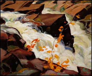 Penn Rapids by Joseph Sydney Hallam sold for $1,035