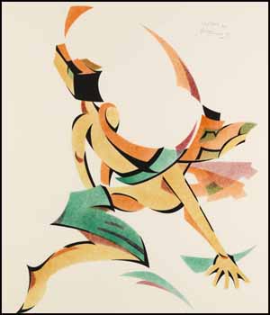 Wolf Dance by Gary Ratushniak sold for $351
