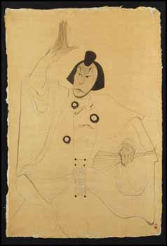 Actor with Fan by John Howard Gould sold for $1,170