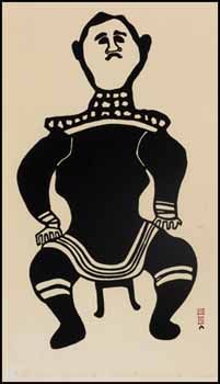 Baffin Woman by  Kiakshuk sold for $1,053