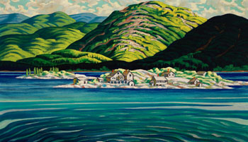 Indian Island, Pender Harbour by Paul Rand sold for $14,160