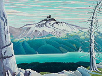 Black Tusk Mountain and Peak by Donald M. Flather sold for $11,250