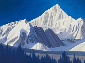 Snow Cap Edith Cavell by Kenneth Harrison sold for $5,625