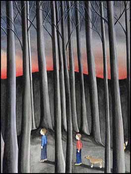 Spooky Woods (01022/2013-1897) by Ann Blades sold for $540