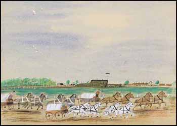 Chuckwagons (01269/2013-2170) by William C. McCargar sold for $188