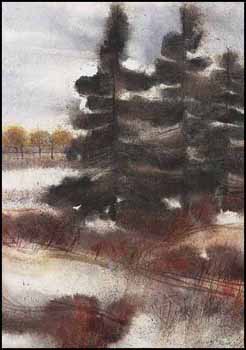 Trees in Landscape (01566/2013-2461) by James Steeves sold for $108